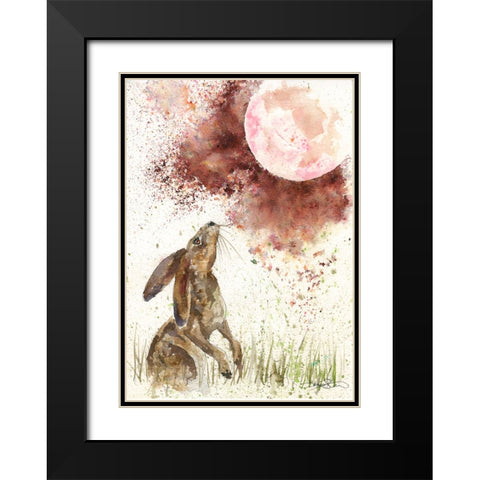 098a Black Modern Wood Framed Art Print with Double Matting by Steel, Emma