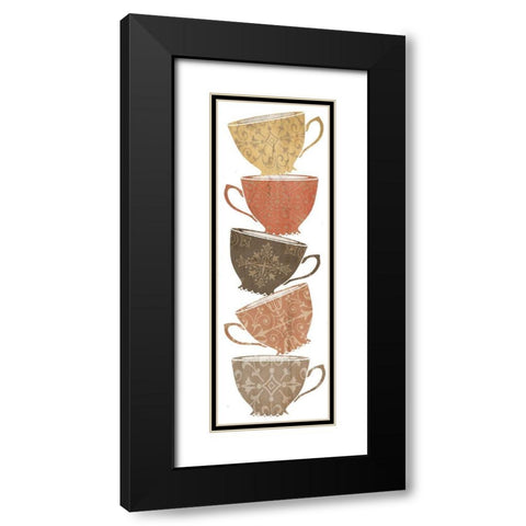 Coffee I Black Modern Wood Framed Art Print with Double Matting by Clark, Erin
