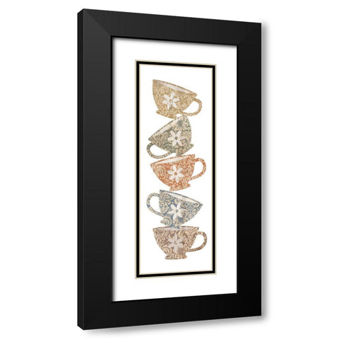 Coffee II Black Modern Wood Framed Art Print with Double Matting by Clark, Erin