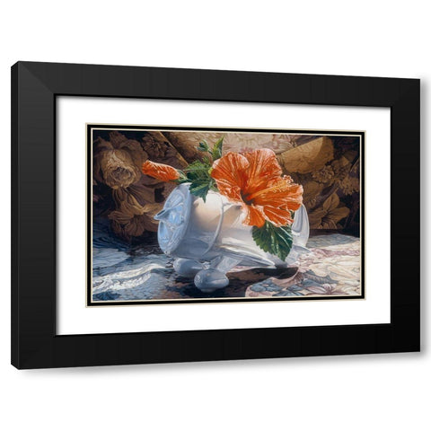 Lets Go Fly Black Modern Wood Framed Art Print with Double Matting by Chartier, Francois