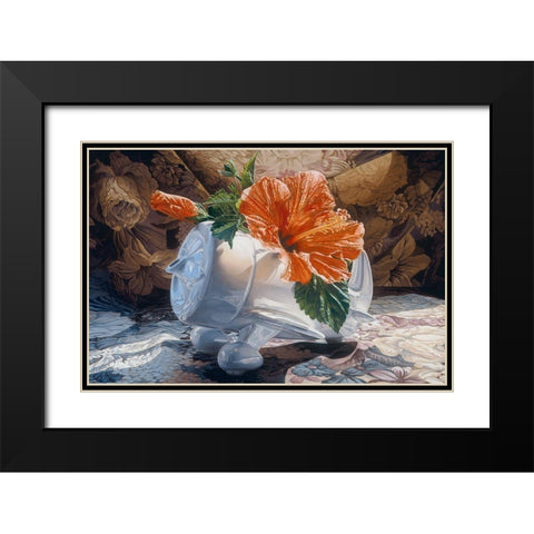 Lets Go Fly Black Modern Wood Framed Art Print with Double Matting by Chartier, Francois