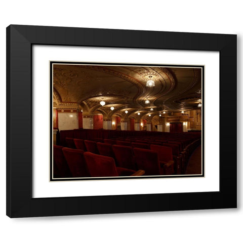 Theater Black Modern Wood Framed Art Print with Double Matting by Galloimages Online