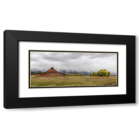 Almost Peak Black Modern Wood Framed Art Print with Double Matting by Galloimages Online