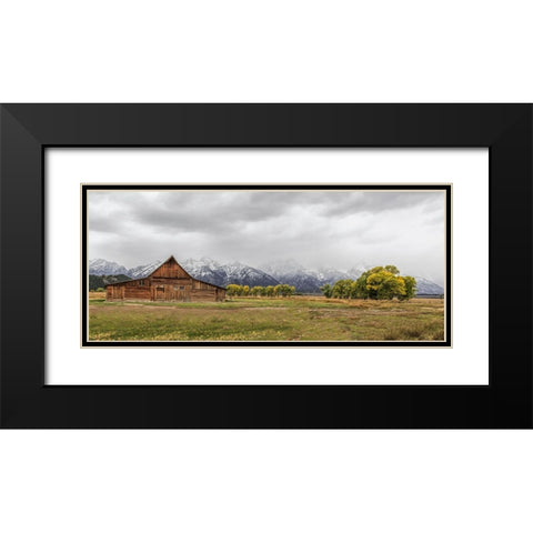 Almost Peak Black Modern Wood Framed Art Print with Double Matting by Galloimages Online