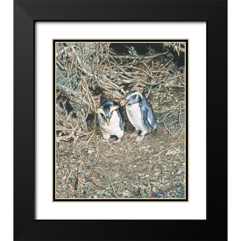 A Formal Affair Black Modern Wood Framed Art Print with Double Matting by Stevenson, Graeme