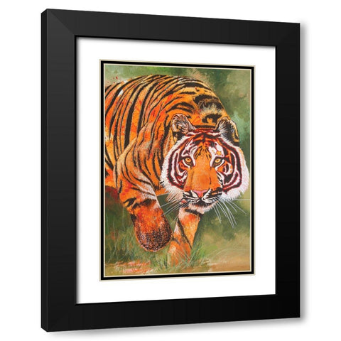 And Then Suddenly Black Modern Wood Framed Art Print with Double Matting by Stevenson, Graeme