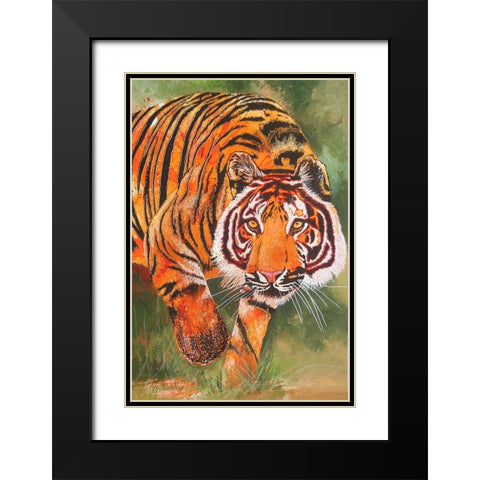 And Then Suddenly Black Modern Wood Framed Art Print with Double Matting by Stevenson, Graeme