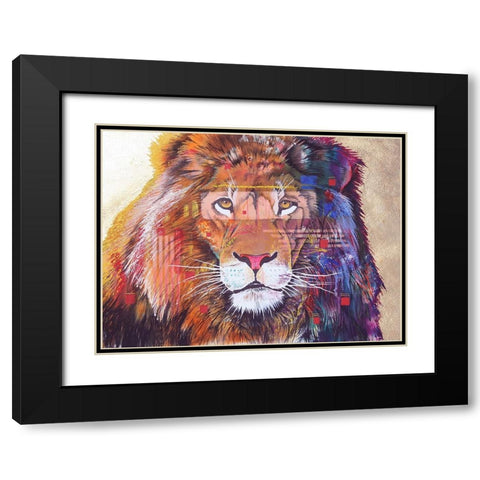 Rainbow Majesty Black Modern Wood Framed Art Print with Double Matting by Stevenson, Graeme
