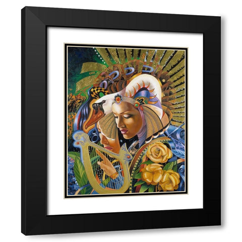 Reflections Of Life Black Modern Wood Framed Art Print with Double Matting by Stevenson, Graeme