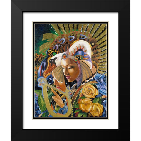 Reflections Of Life Black Modern Wood Framed Art Print with Double Matting by Stevenson, Graeme