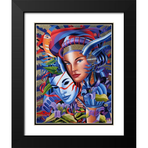 The Devil In Me 2 Black Modern Wood Framed Art Print with Double Matting by Stevenson, Graeme
