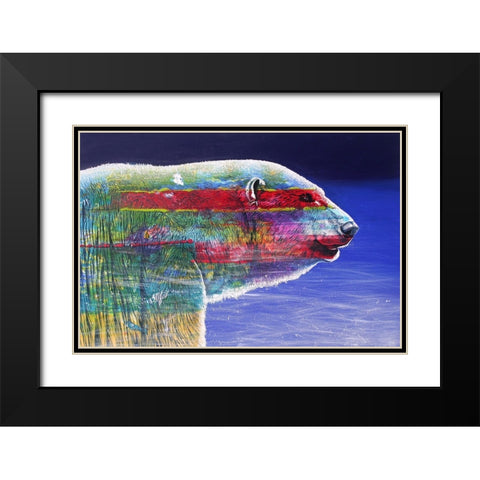 The Ice Qeen Cometh Black Modern Wood Framed Art Print with Double Matting by Stevenson, Graeme