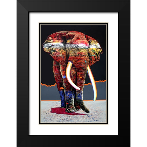 The Magnificent One Black Modern Wood Framed Art Print with Double Matting by Stevenson, Graeme