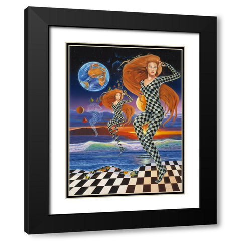 The Shape Of Things To Come Black Modern Wood Framed Art Print with Double Matting by Stevenson, Graeme