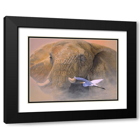 Young Matriarch Black Modern Wood Framed Art Print with Double Matting by Stevenson, Graeme