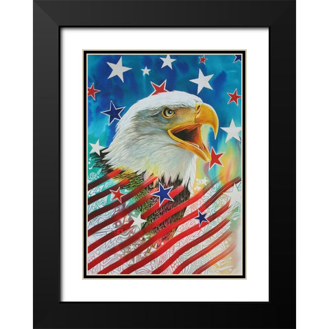 Dont mess with me 2 Black Modern Wood Framed Art Print with Double Matting by Stevenson, Graeme