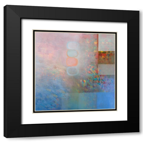 Harmonies II Black Modern Wood Framed Art Print with Double Matting by Khorasani, Hooshang