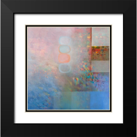 Harmonies II Black Modern Wood Framed Art Print with Double Matting by Khorasani, Hooshang