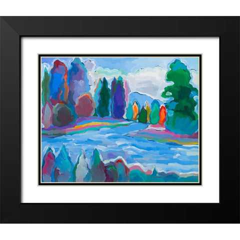 Colorado Quintessence #3 Black Modern Wood Framed Art Print with Double Matting by Khorasani, Hooshang
