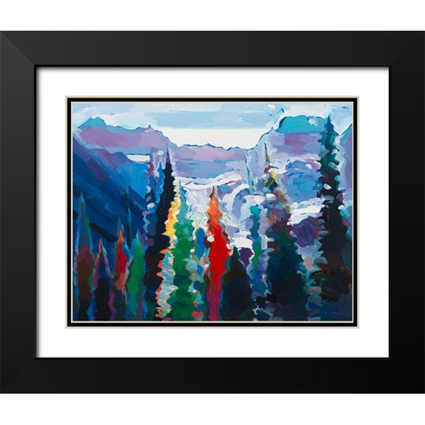 Reach for the Sky #2 Black Modern Wood Framed Art Print with Double Matting by Khorasani, Hooshang