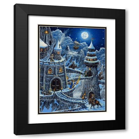wizards call to arms Black Modern Wood Framed Art Print with Double Matting by Tift, Jeff