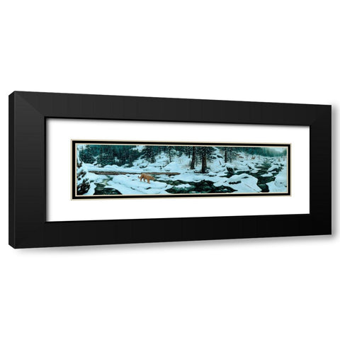 First Alert Black Modern Wood Framed Art Print with Double Matting by Tift, Jeff
