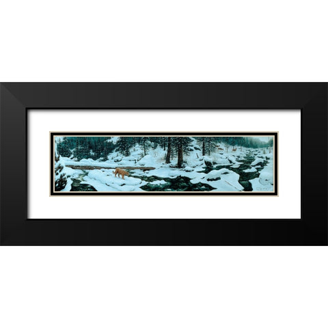 First Alert Black Modern Wood Framed Art Print with Double Matting by Tift, Jeff