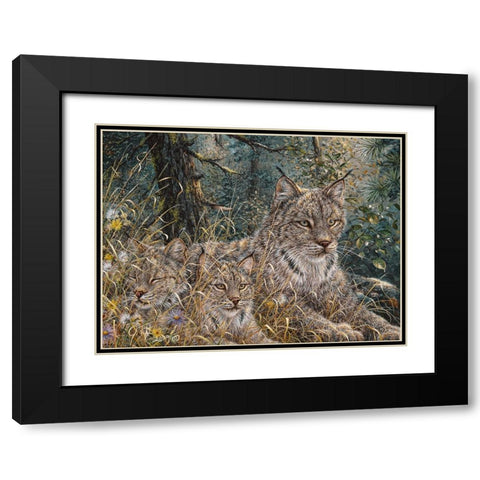 A Quiet Moment Black Modern Wood Framed Art Print with Double Matting by Tift, Jeff
