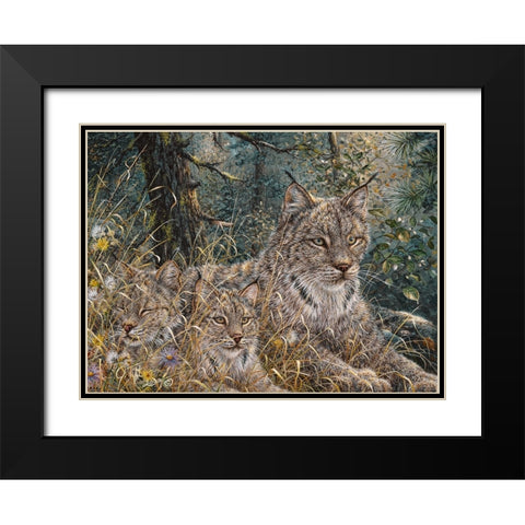 A Quiet Moment Black Modern Wood Framed Art Print with Double Matting by Tift, Jeff