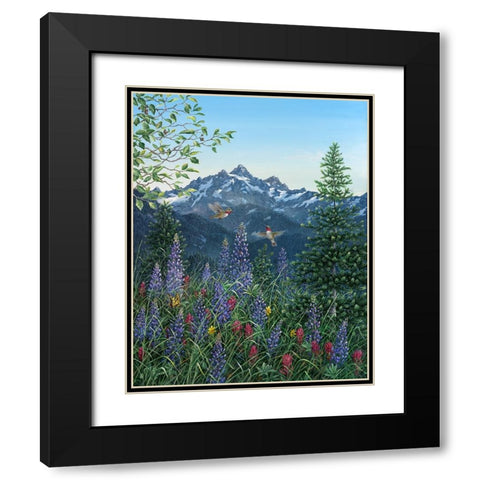 A Taste of Summer Black Modern Wood Framed Art Print with Double Matting by Tift, Jeff