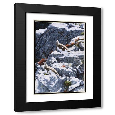 Ghosts Of The High Country Black Modern Wood Framed Art Print with Double Matting by Tift, Jeff