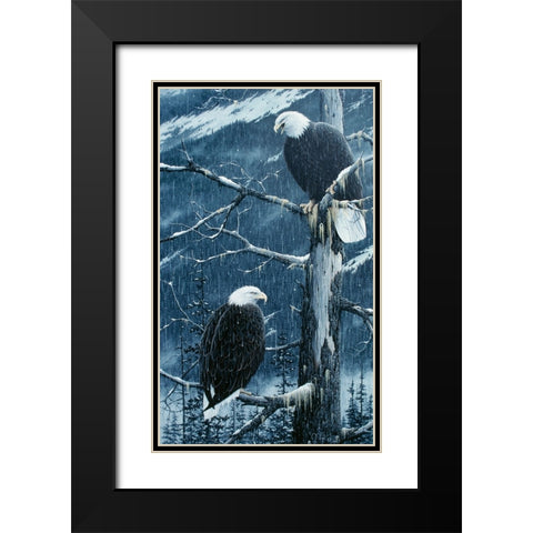 Another Rainy Day Black Modern Wood Framed Art Print with Double Matting by Tift, Jeff