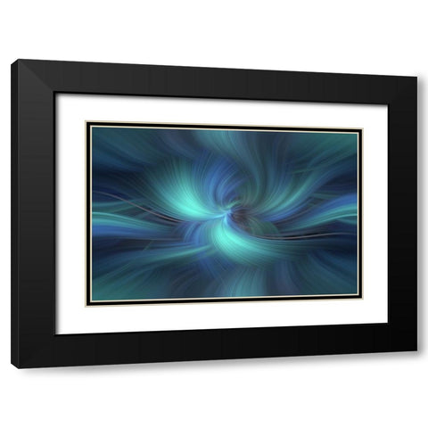 Mystery of Colors Respect for Nature Black Modern Wood Framed Art Print with Double Matting by Jenny Rainbow Fine Art
