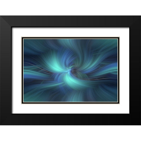 Mystery of Colors Respect for Nature Black Modern Wood Framed Art Print with Double Matting by Jenny Rainbow Fine Art