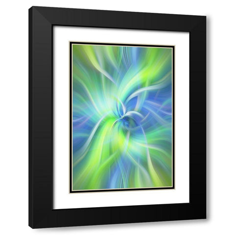 Mystery of Colors Purity of Nature Black Modern Wood Framed Art Print with Double Matting by Jenny Rainbow Fine Art