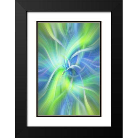 Mystery of Colors Purity of Nature Black Modern Wood Framed Art Print with Double Matting by Jenny Rainbow Fine Art
