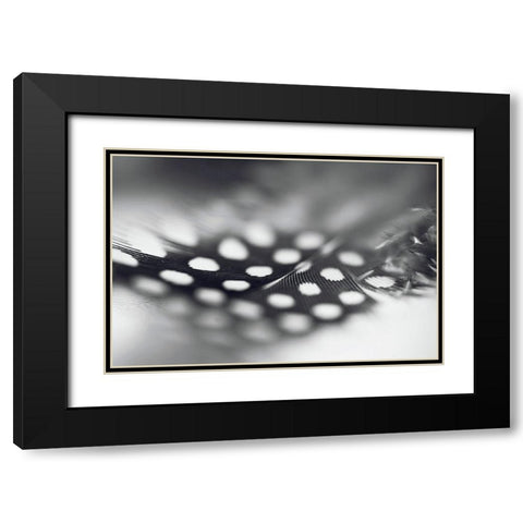 Angel Flight  Series Noublie Pas Black Modern Wood Framed Art Print with Double Matting by Jenny Rainbow Fine Art