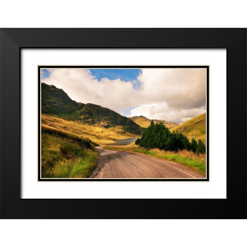 Living Room for the Soul Black Modern Wood Framed Art Print with Double Matting by Jenny Rainbow Fine Art