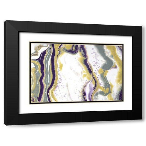 Acrylic Painting Olive Gardens 8 Black Modern Wood Framed Art Print with Double Matting by Jenny Rainbow Fine Art