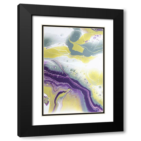 Acrylic Painting Olive Gardens 10 Black Modern Wood Framed Art Print with Double Matting by Jenny Rainbow Fine Art