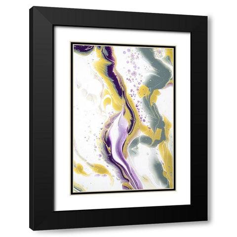 Acrylic Painting Olive Gardens 12 Black Modern Wood Framed Art Print with Double Matting by Jenny Rainbow Fine Art