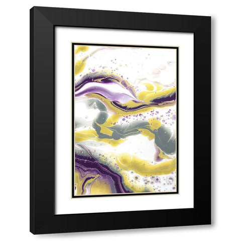 Acrylic Painting Olive Gardens 13 Black Modern Wood Framed Art Print with Double Matting by Jenny Rainbow Fine Art