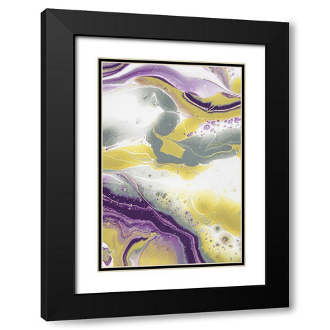 Acrylic Painting Olive Gardens 14 Black Modern Wood Framed Art Print with Double Matting by Jenny Rainbow Fine Art