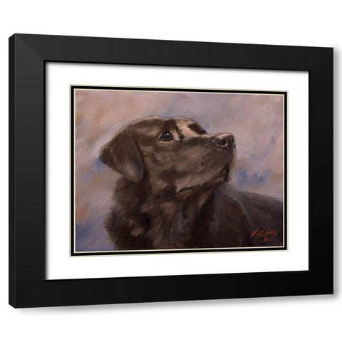 15 Black Modern Wood Framed Art Print with Double Matting by Silver, John