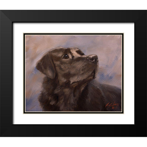 15 Black Modern Wood Framed Art Print with Double Matting by Silver, John