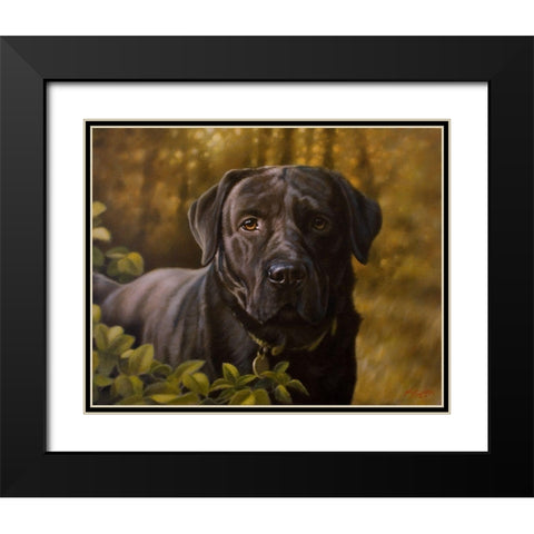 19 Black Modern Wood Framed Art Print with Double Matting by Silver, John