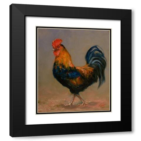 C002 Black Modern Wood Framed Art Print with Double Matting by Silver, John