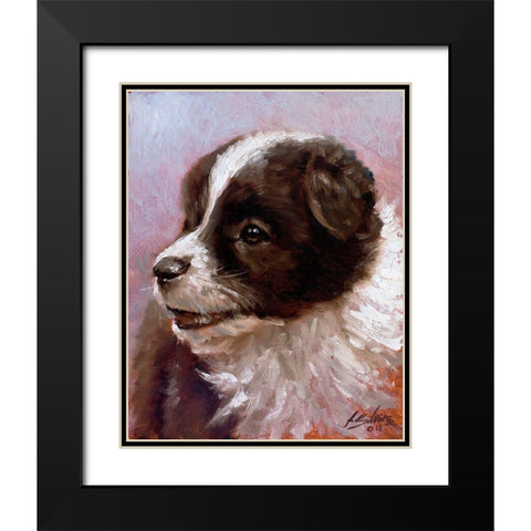 30 Black Modern Wood Framed Art Print with Double Matting by Silver, John