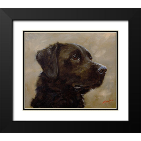 40 Black Modern Wood Framed Art Print with Double Matting by Silver, John