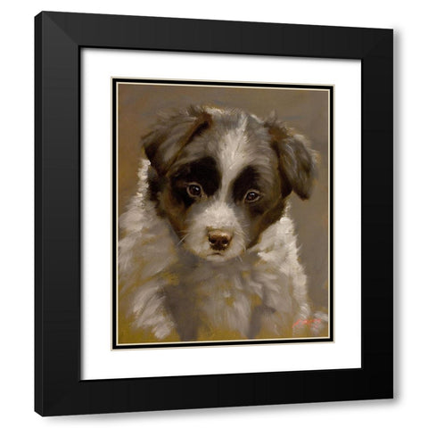 45 Black Modern Wood Framed Art Print with Double Matting by Silver, John
